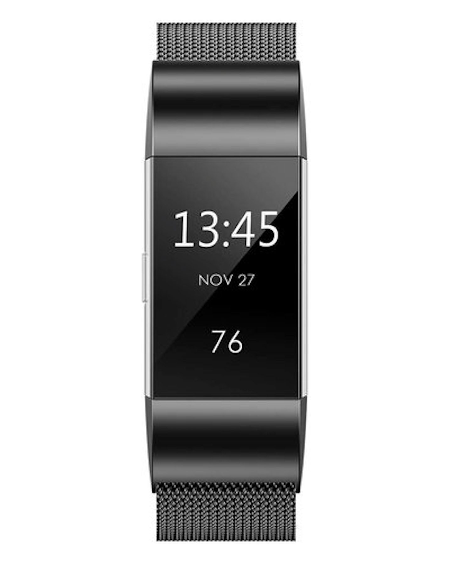 Fitbit charge 2 milanese band - zwart