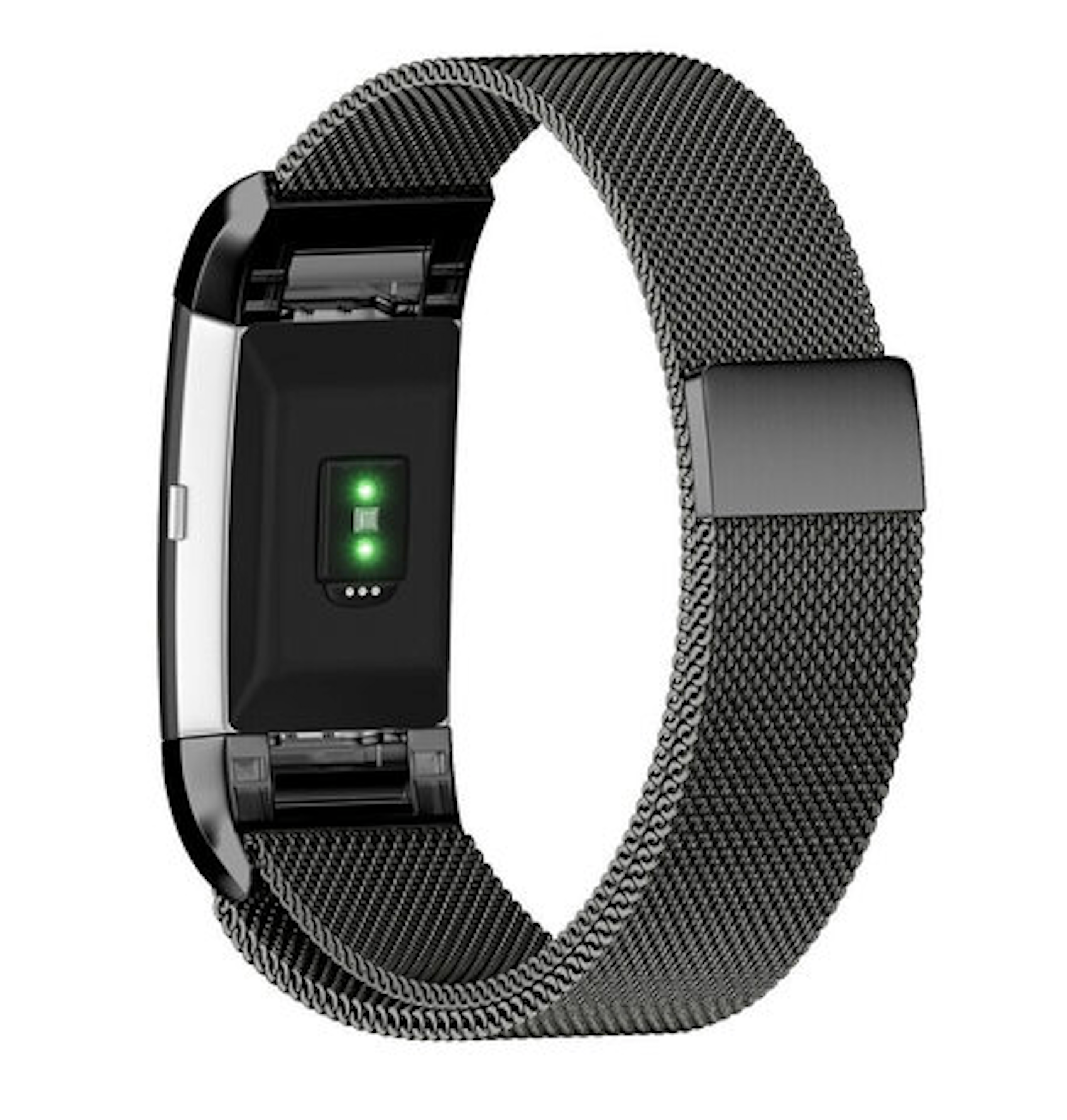 Fitbit charge 2 milanese band - zwart