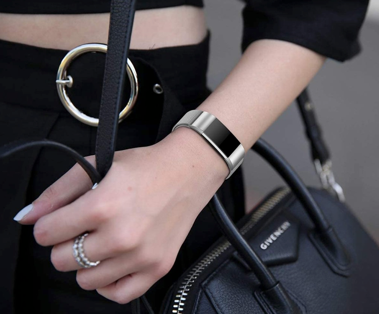 Fitbit charge 2 milanese band - zilver