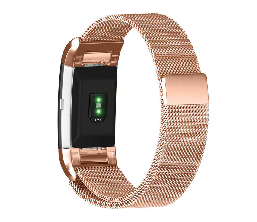 Milanese-Band für Fitbit Charge 2 – Rose