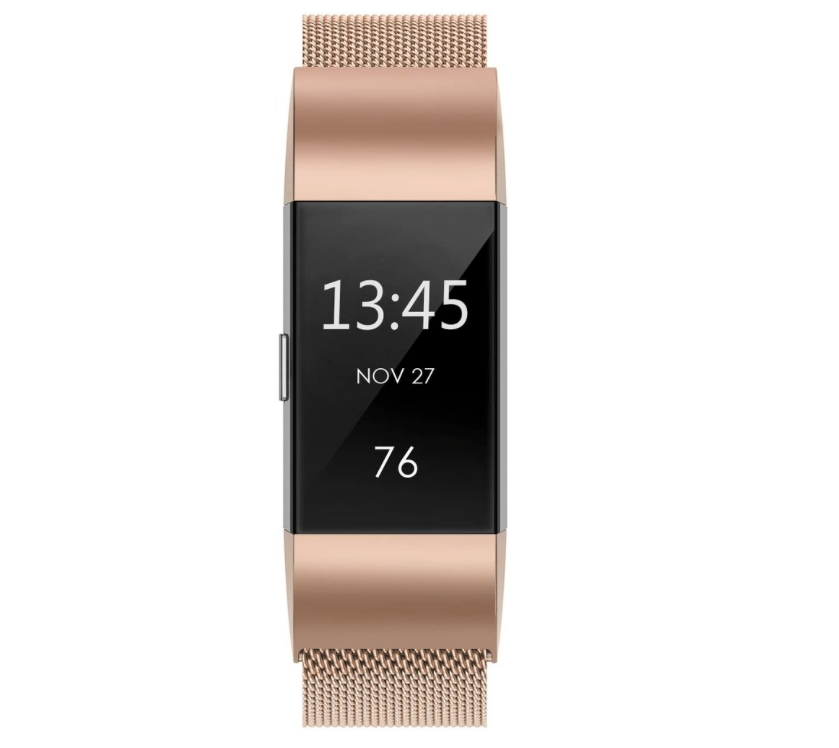 Milanese-Band für Fitbit Charge 2 – Rose