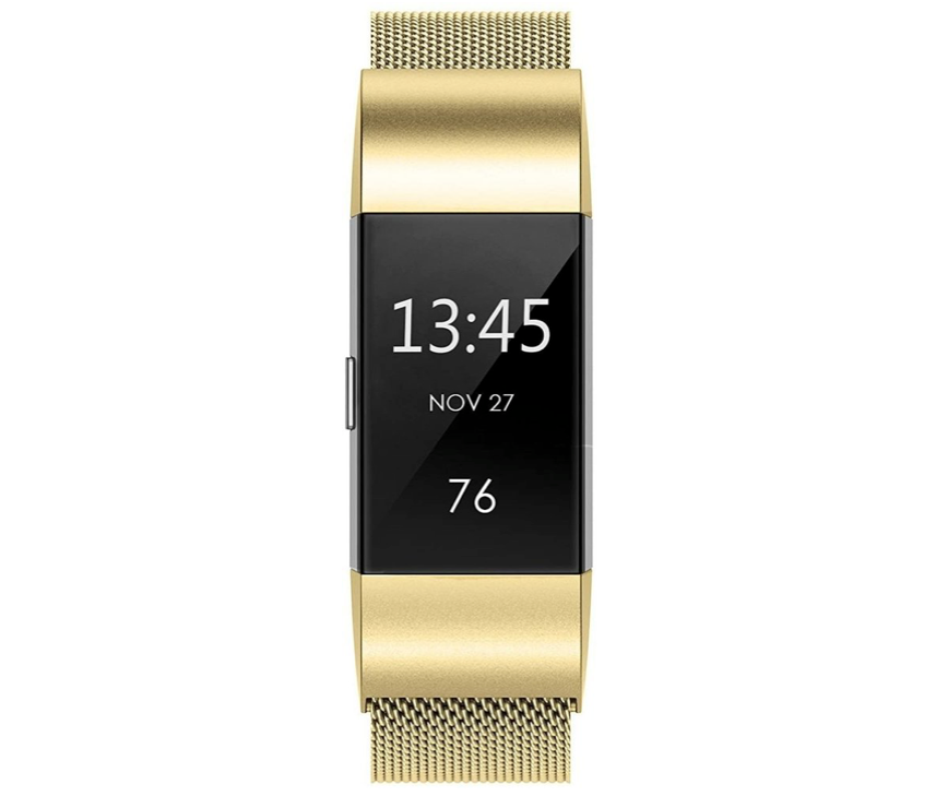 Fitbit charge 2 milanese band - goud