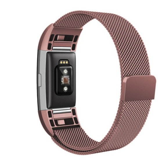 Fitbit charge 2 milanese band - roze