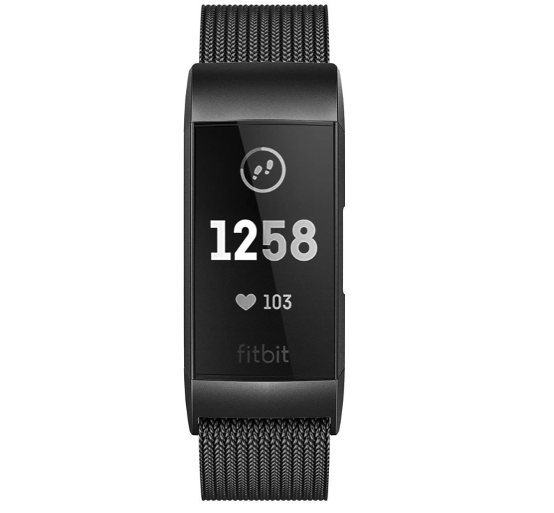 Fitbit charge 3/4 milanese band - zwart