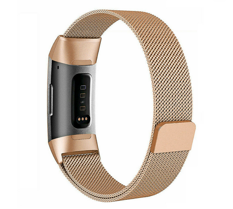 Fitbit charge 3/4 milanese band - rosé goud