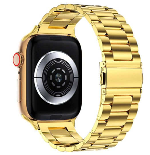 Apple Watch steel link strap - gold