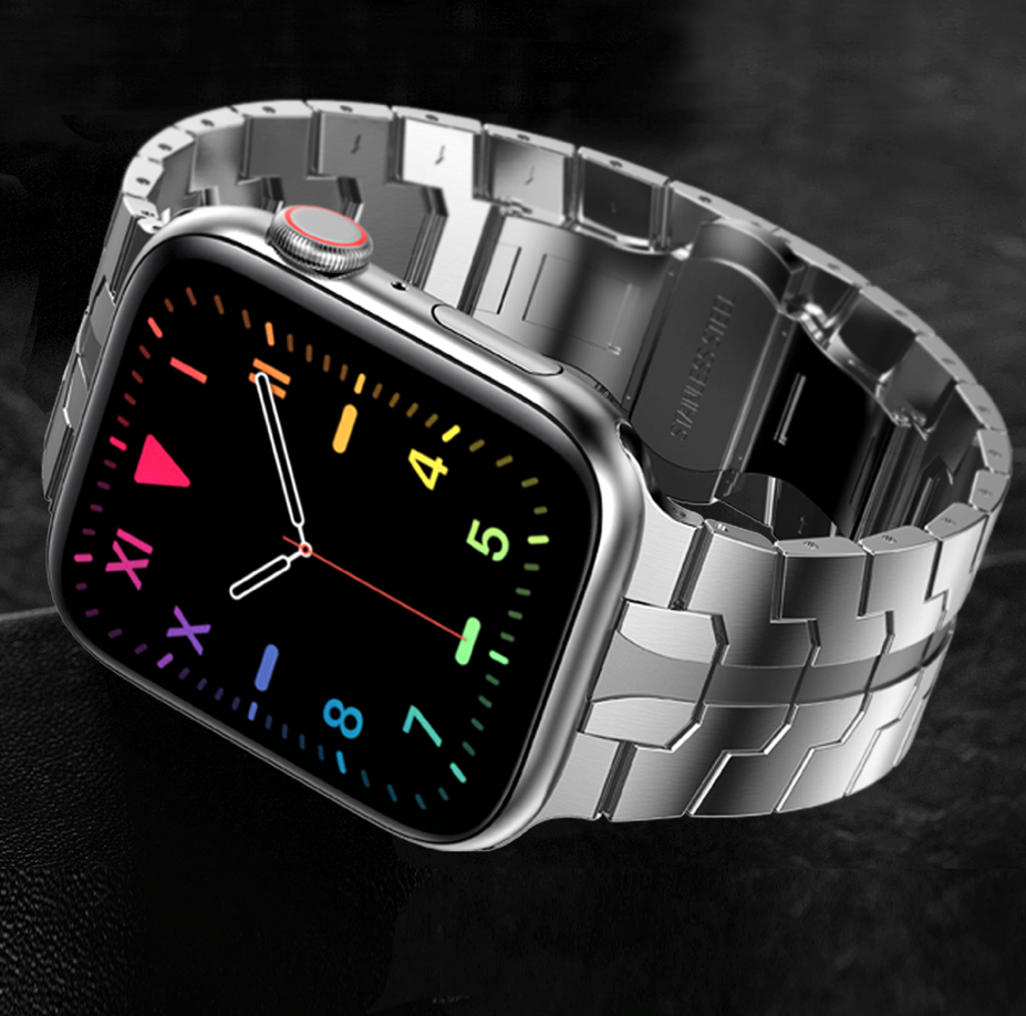 Apple Watch Eisenarmband – Silber