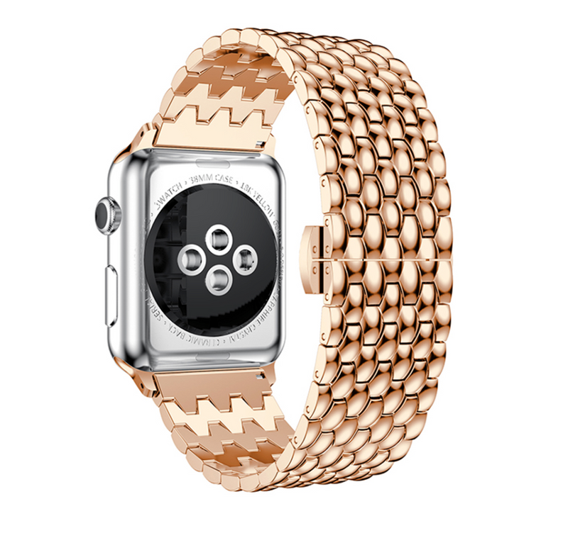 Apple Watch stalen draken band - rosé