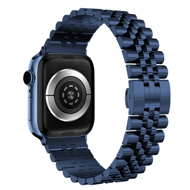 Apple Watch stalen jubilee band - blauw
