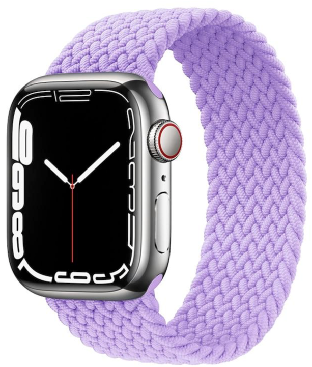Geflochtene Solo-Schleife für die Apple Watch – Lavendel