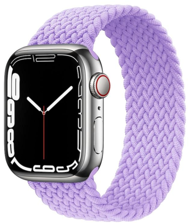 Apple Watch gevlochten solo loop - lavendel