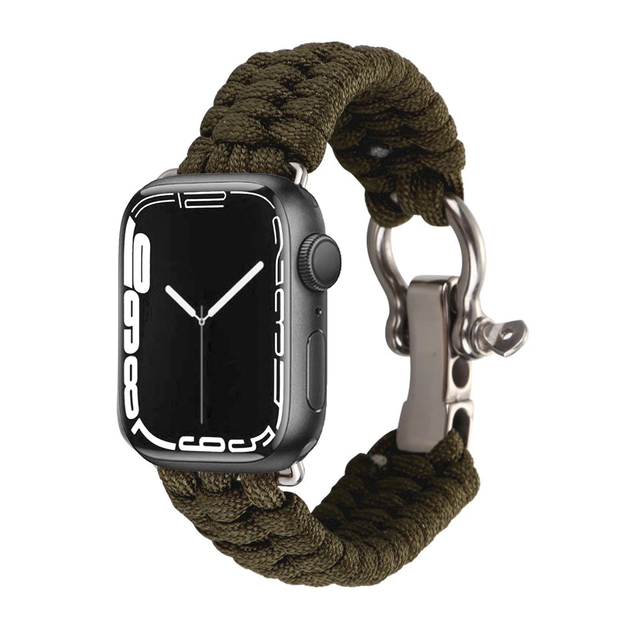 Apple Watch survival rope band - army green