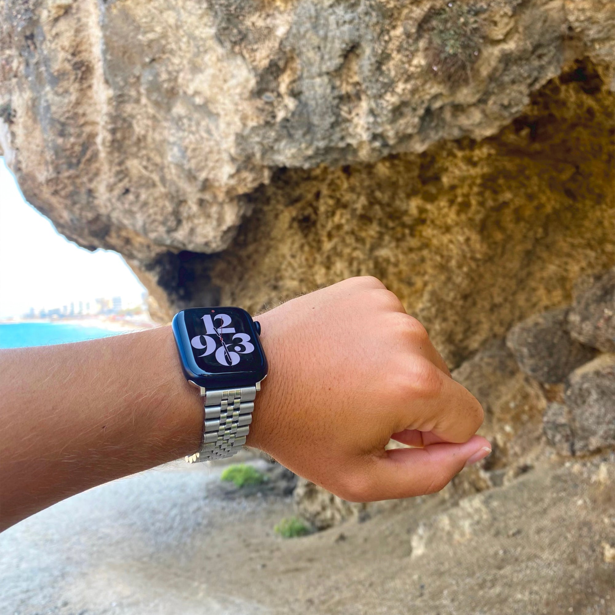 Apple Watch steel jubilee band silver - Main Image