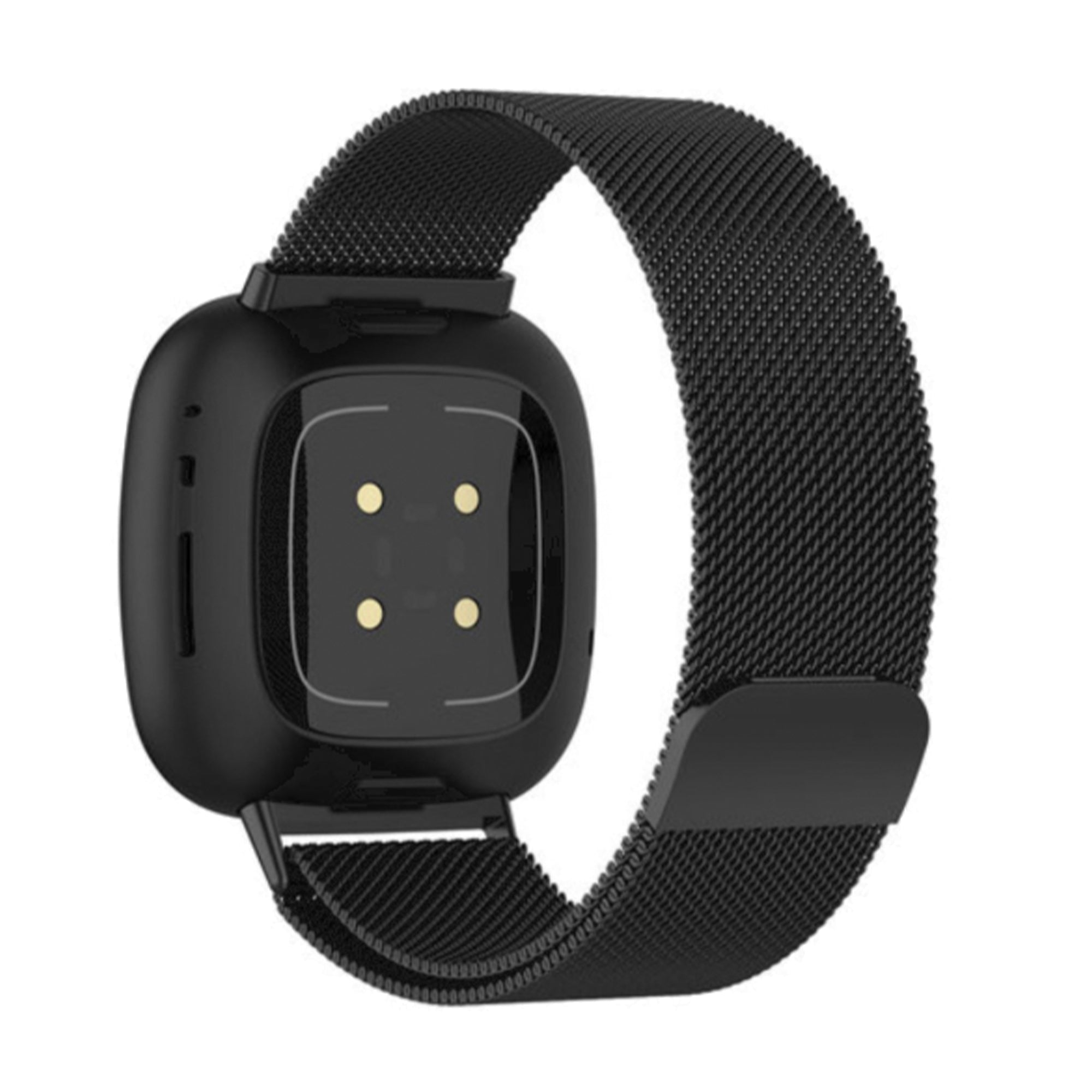 Fitbit Versa 3 / 4 / Sense milanese band - zwart