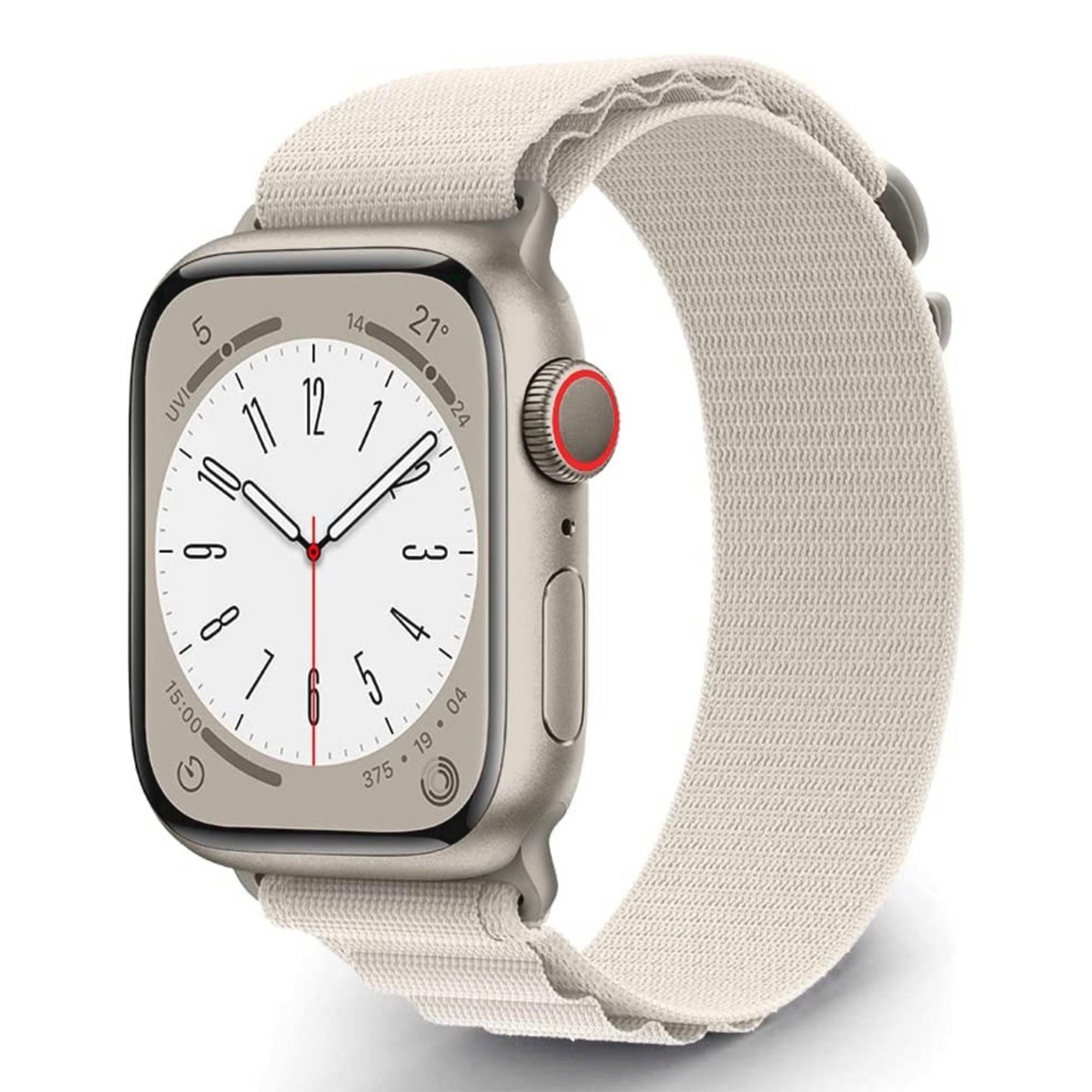 Apple Watch nylon alpine strap - starlight