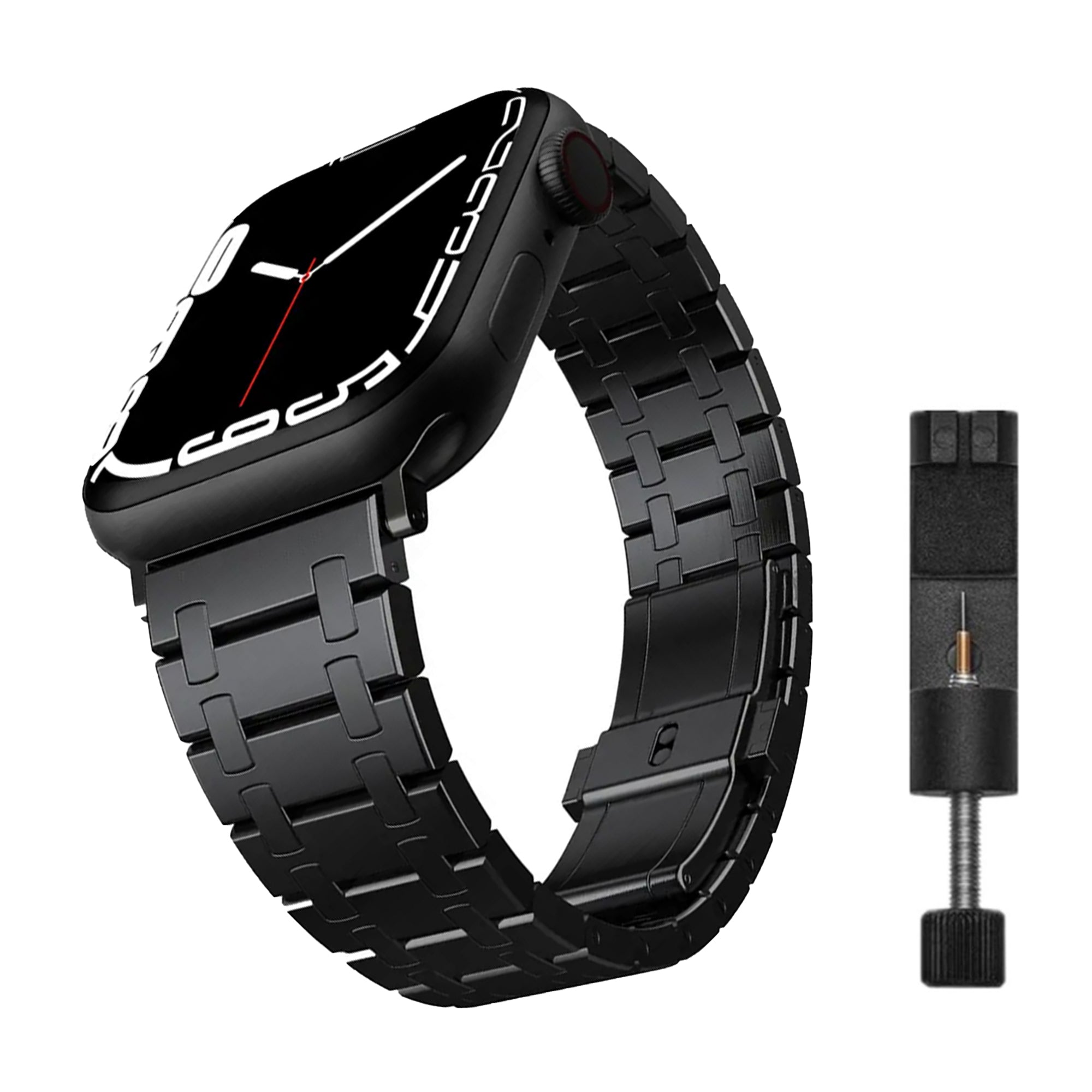 Von der Apple Watch AP inspiriertes Armband – Schwarz