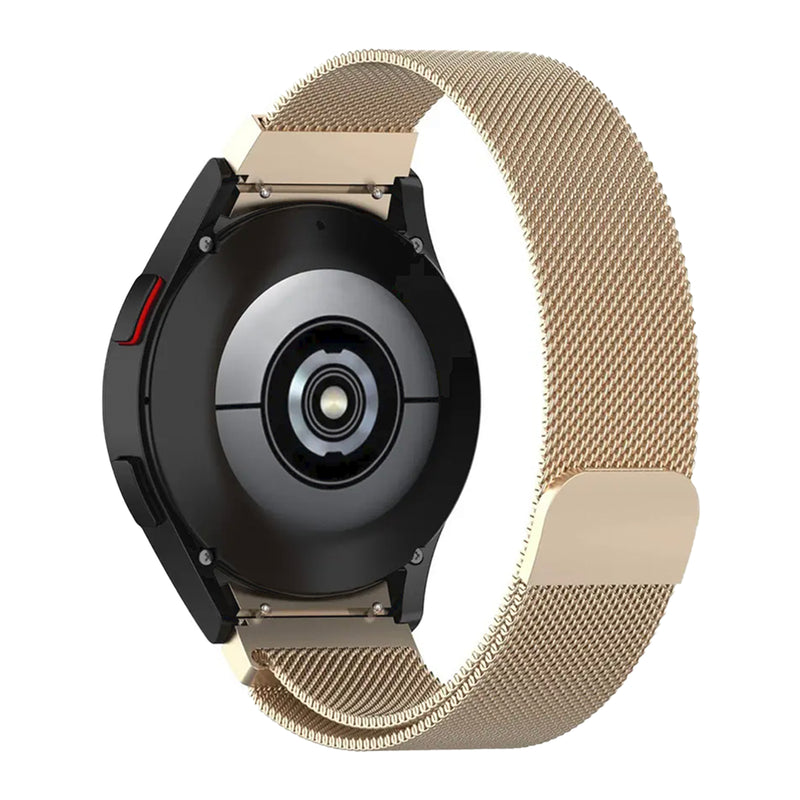 Samsung Galaxy Watch milanese band voor watch 5 pro/5/4/ 4 classic - champagne