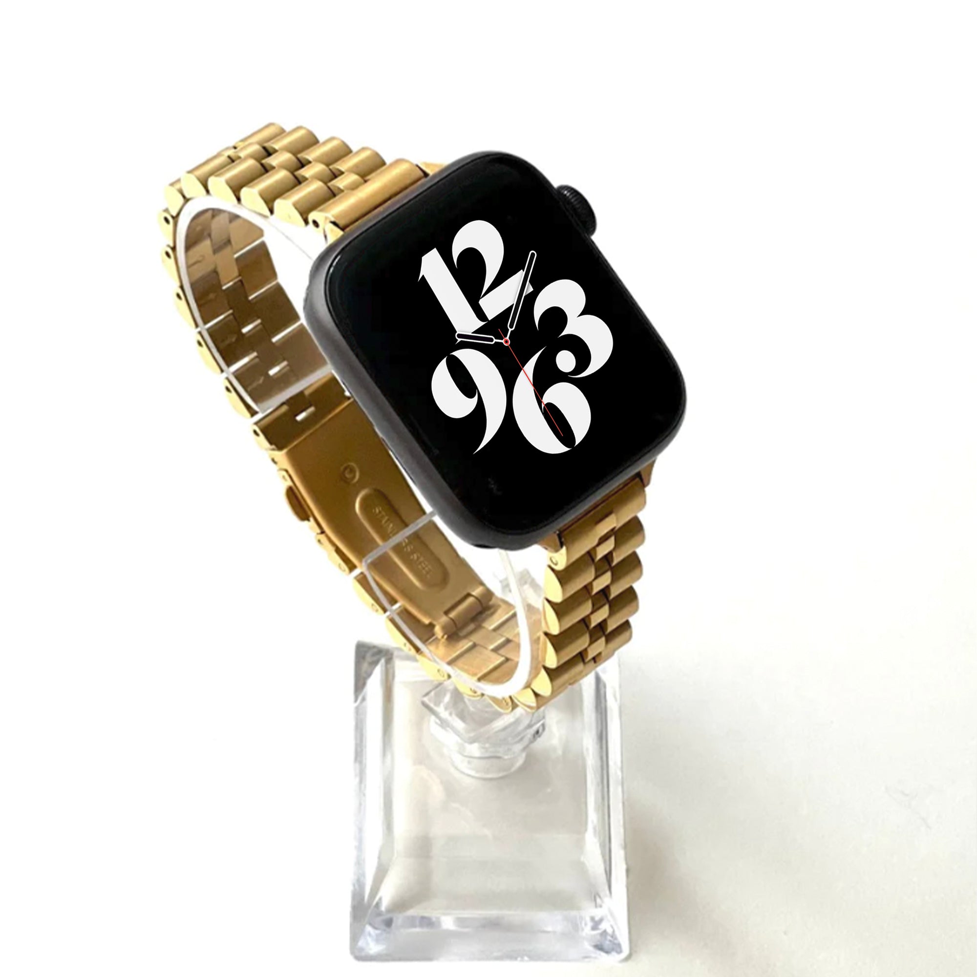 Apple Watch Stahl-Jubiläumsarmband schlank – Gold