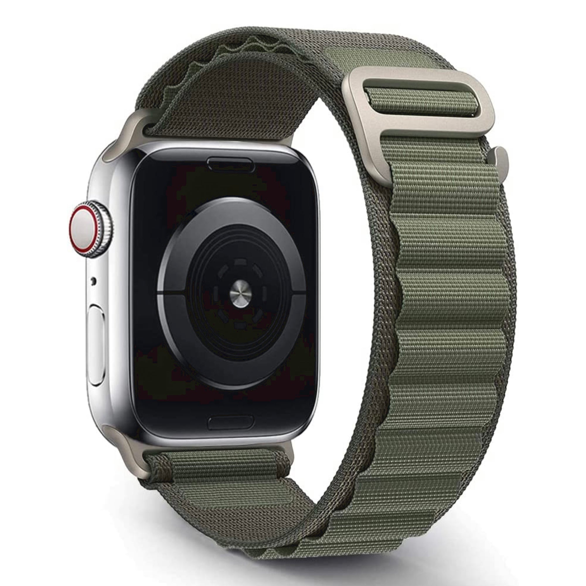 Apple Watch Nylon-Alpenarmband – grün