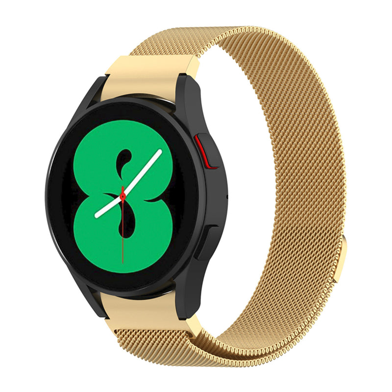 Samsung Galaxy Watch milanese band voor watch 5 pro/5/4/ 4 classic - goud