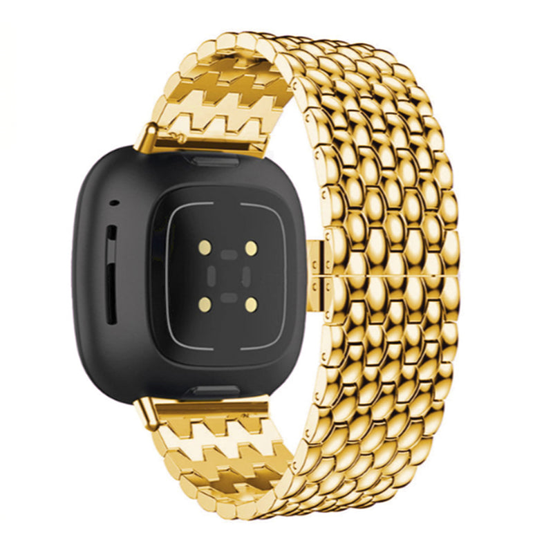 Fitbit Versa 3 / Sense draken band - goud