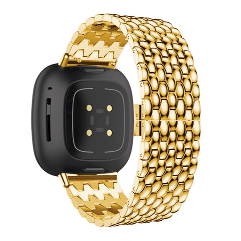 Fitbit Versa 3 / 4 / Sense draken band - goud