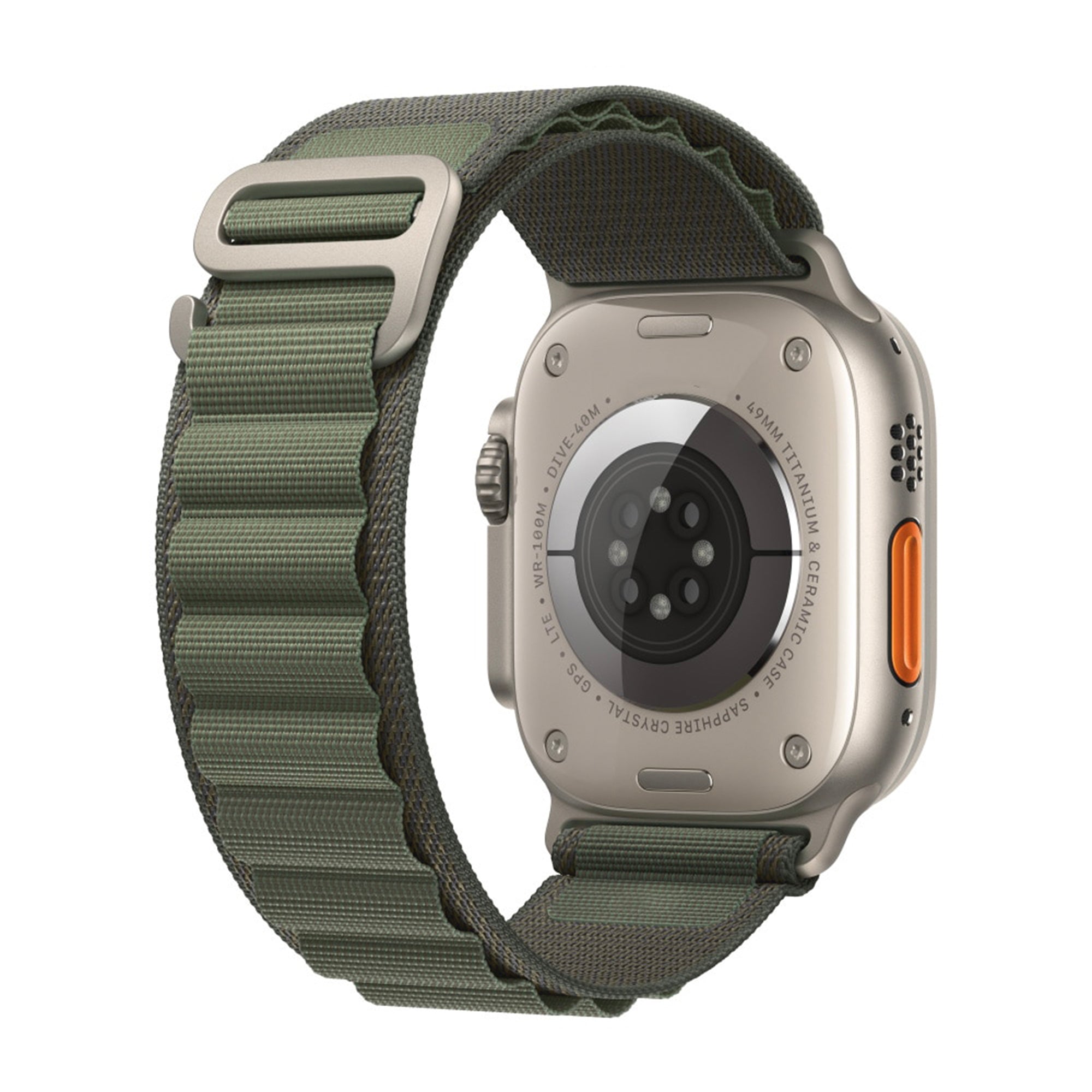 Apple Watch Nylon-Alpenarmband – grün