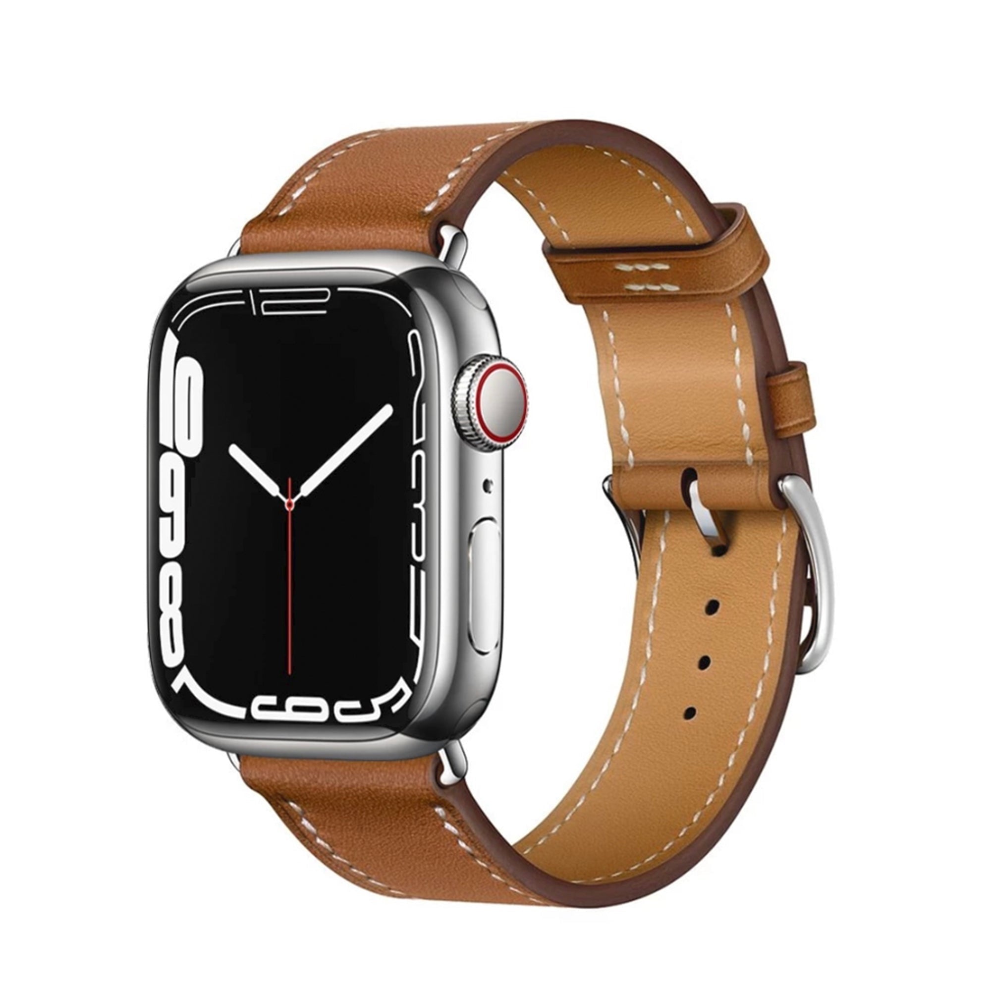 Apple Watch leren band - bruin