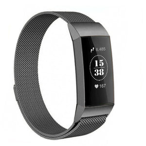 Fitbit charge 3/4 milanese band - paars