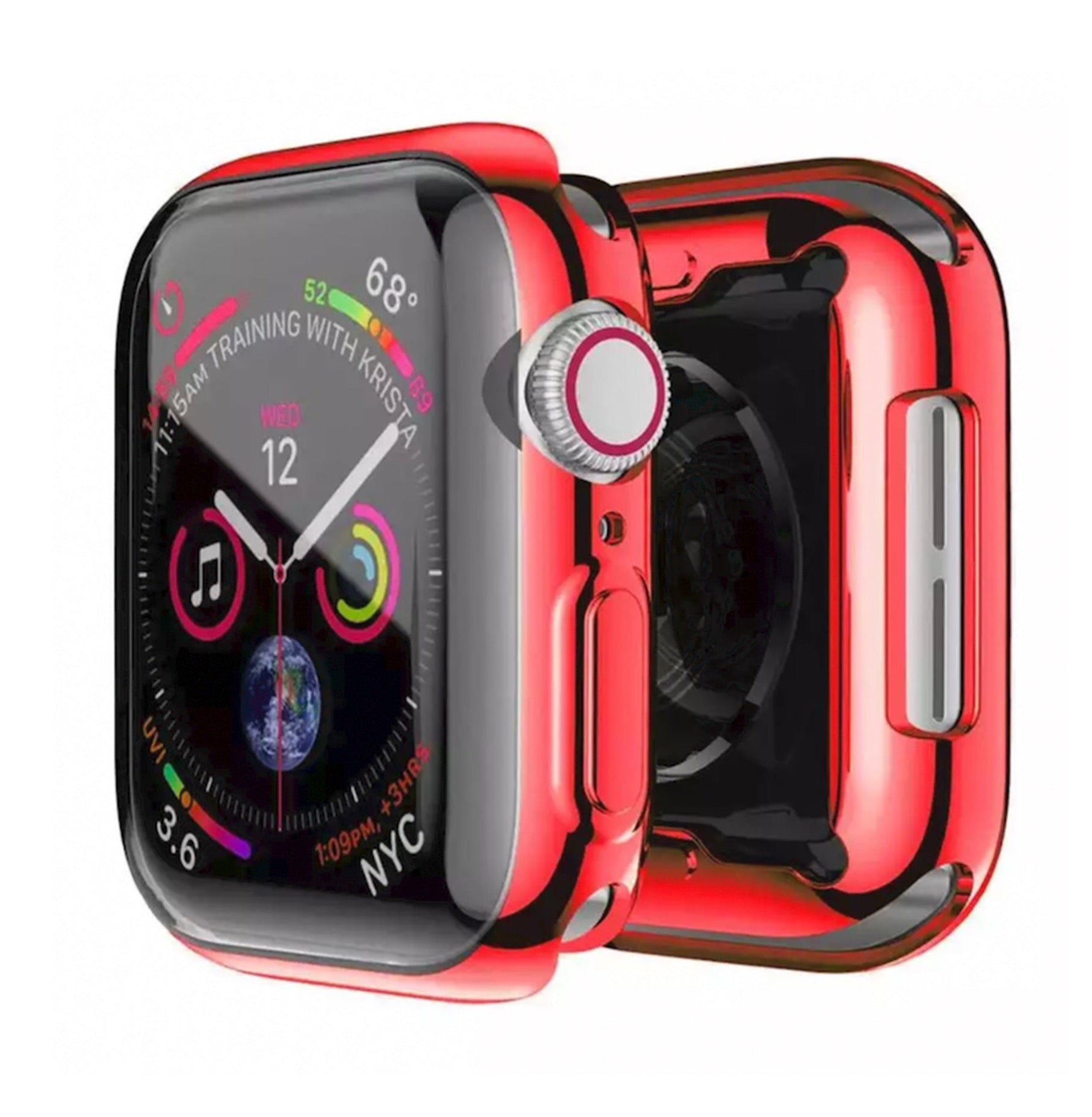 Apple Watch silicone case - red