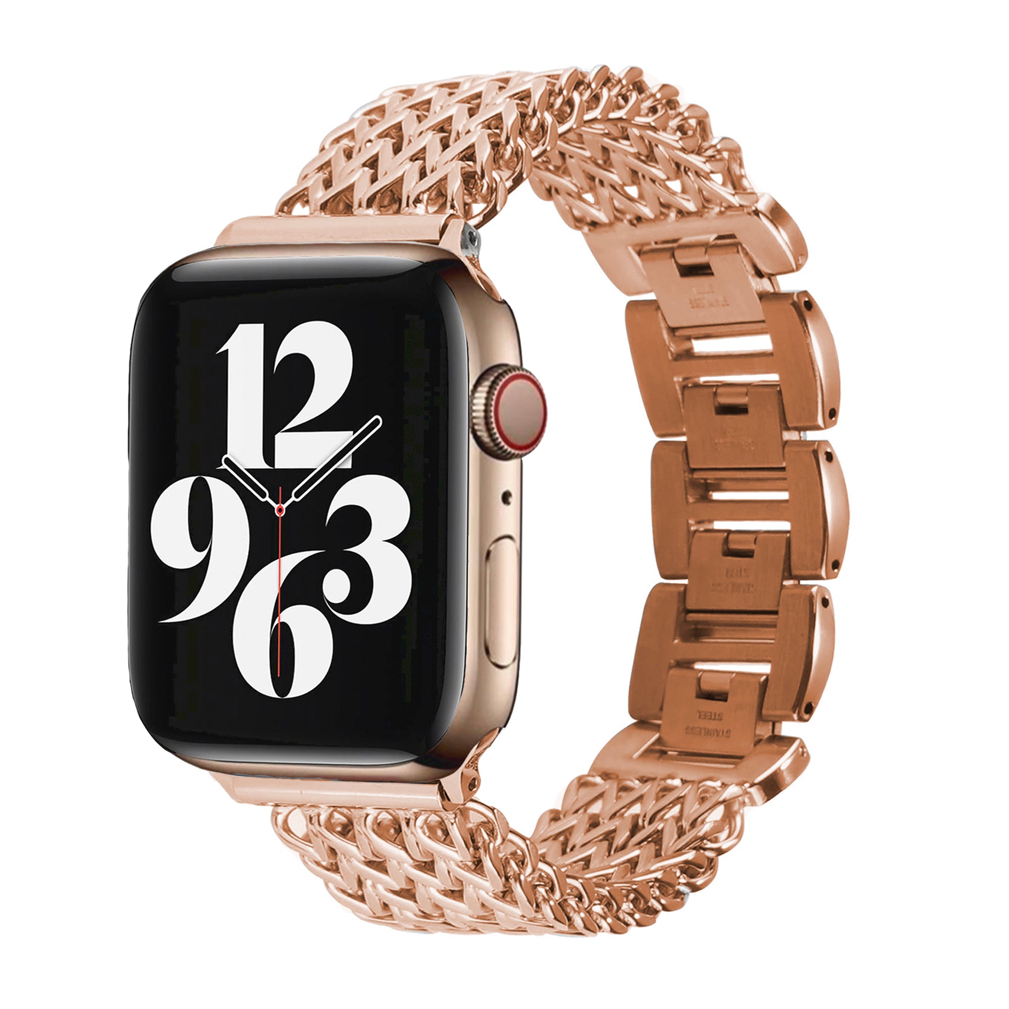 Apple Watch herringbone strap - rose