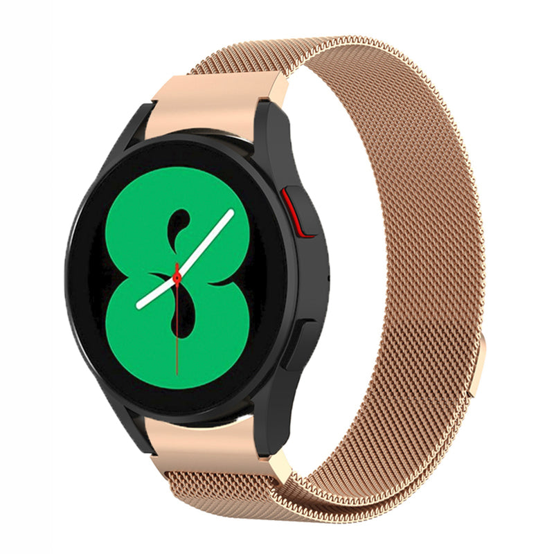 Samsung Galaxy Watch milanese band voor watch 5 pro/5/4/ 4 classic - rosé goud