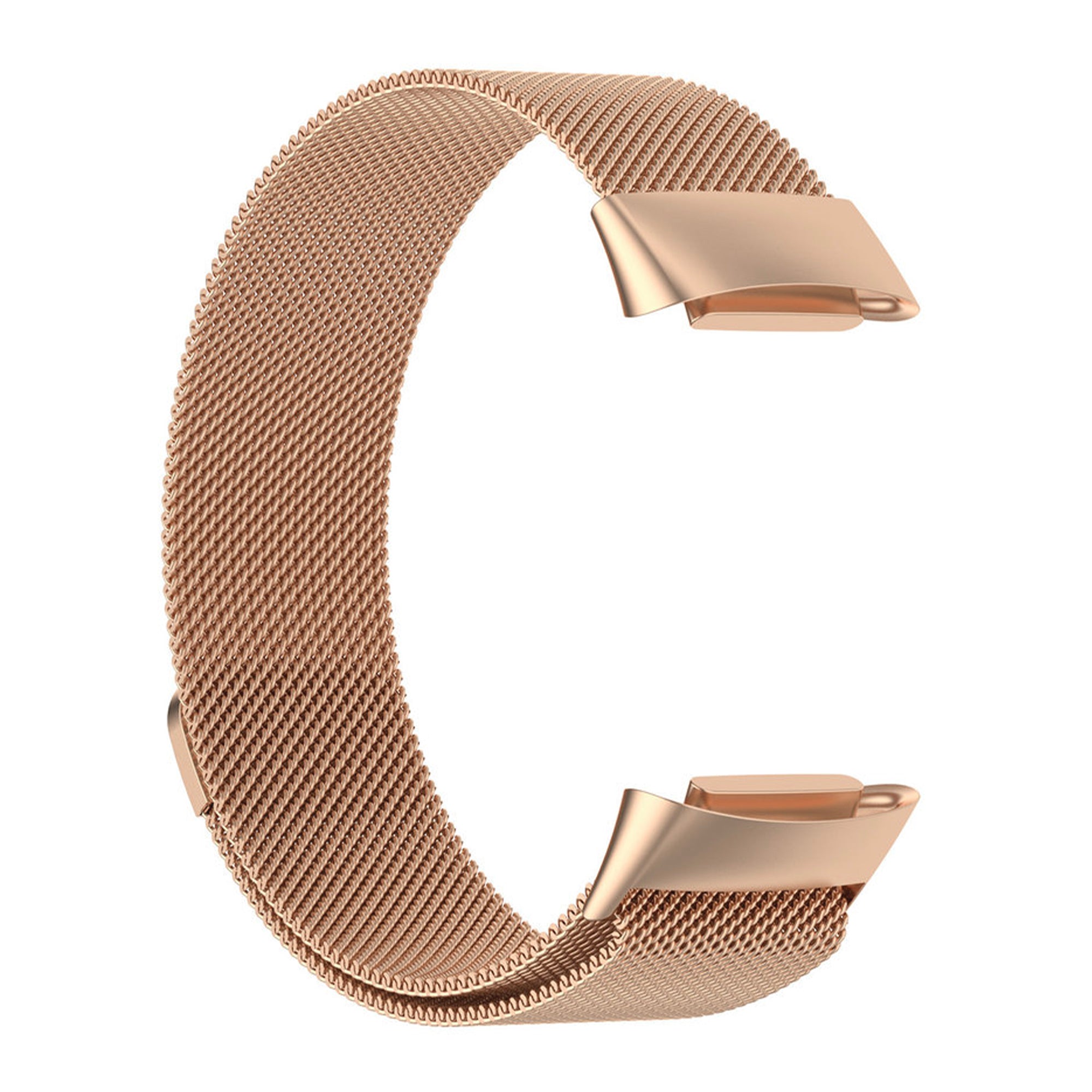 Fitbit charge 5/6 milanese band - rosé goud