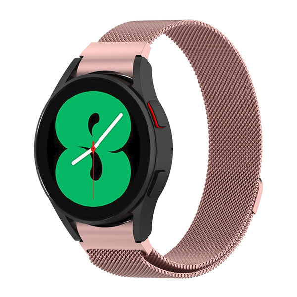 Samsung Galaxy Watch milanese band voor watch 5 pro/5/4/ 4 classic - roze