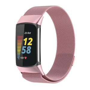 Fitbit charge 5 milanese band - zwart