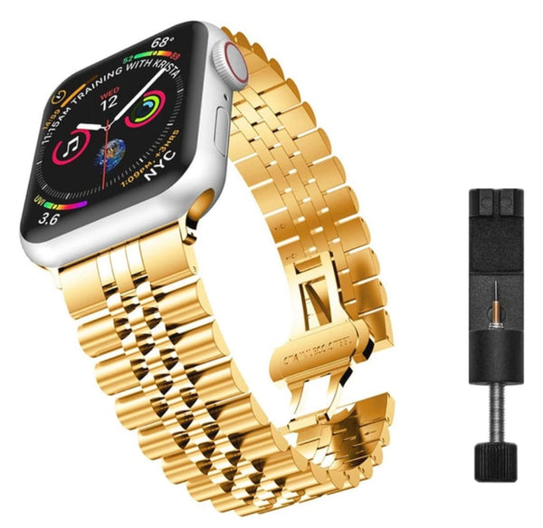 Apple Watch stalen jubilee band - goud