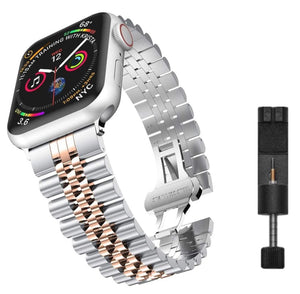 Apple Watch stalen jubilee band - zilver