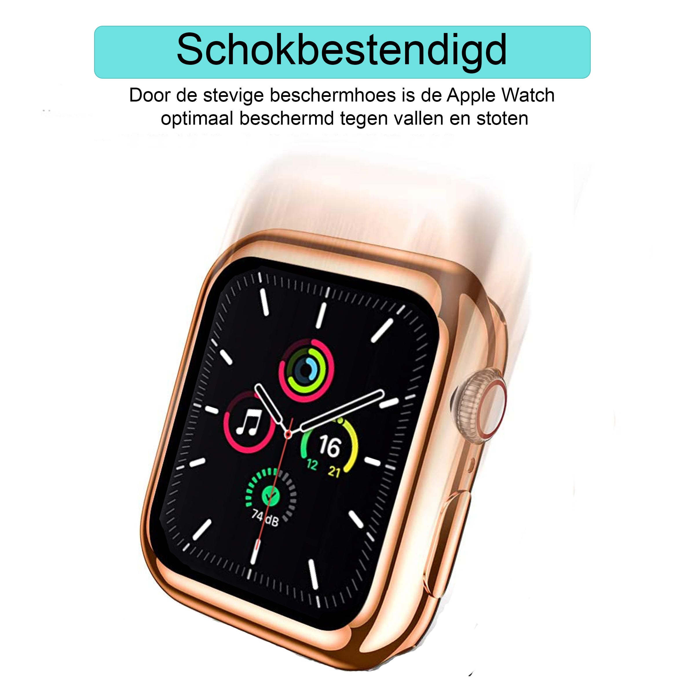 Apple Watch silicone case - gold