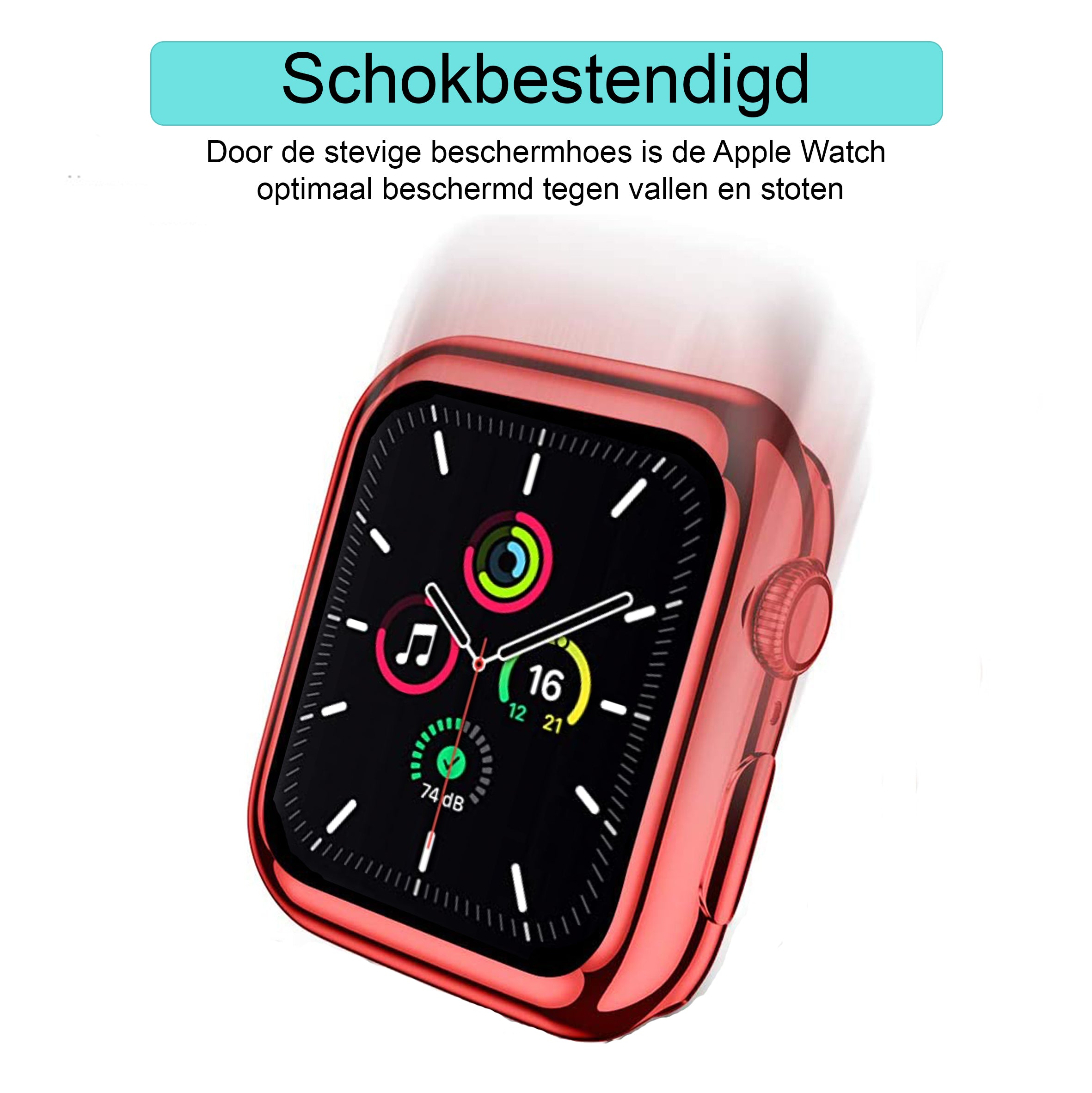 Apple Watch silicone case - red