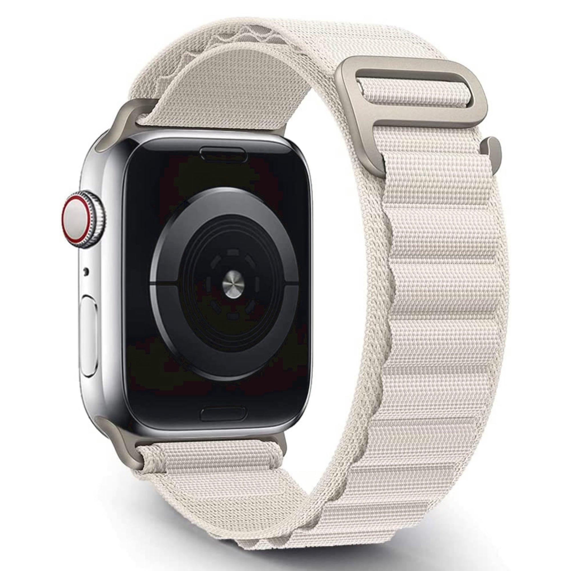 Apple Watch Nylon-Alpenarmband – Sternenlicht