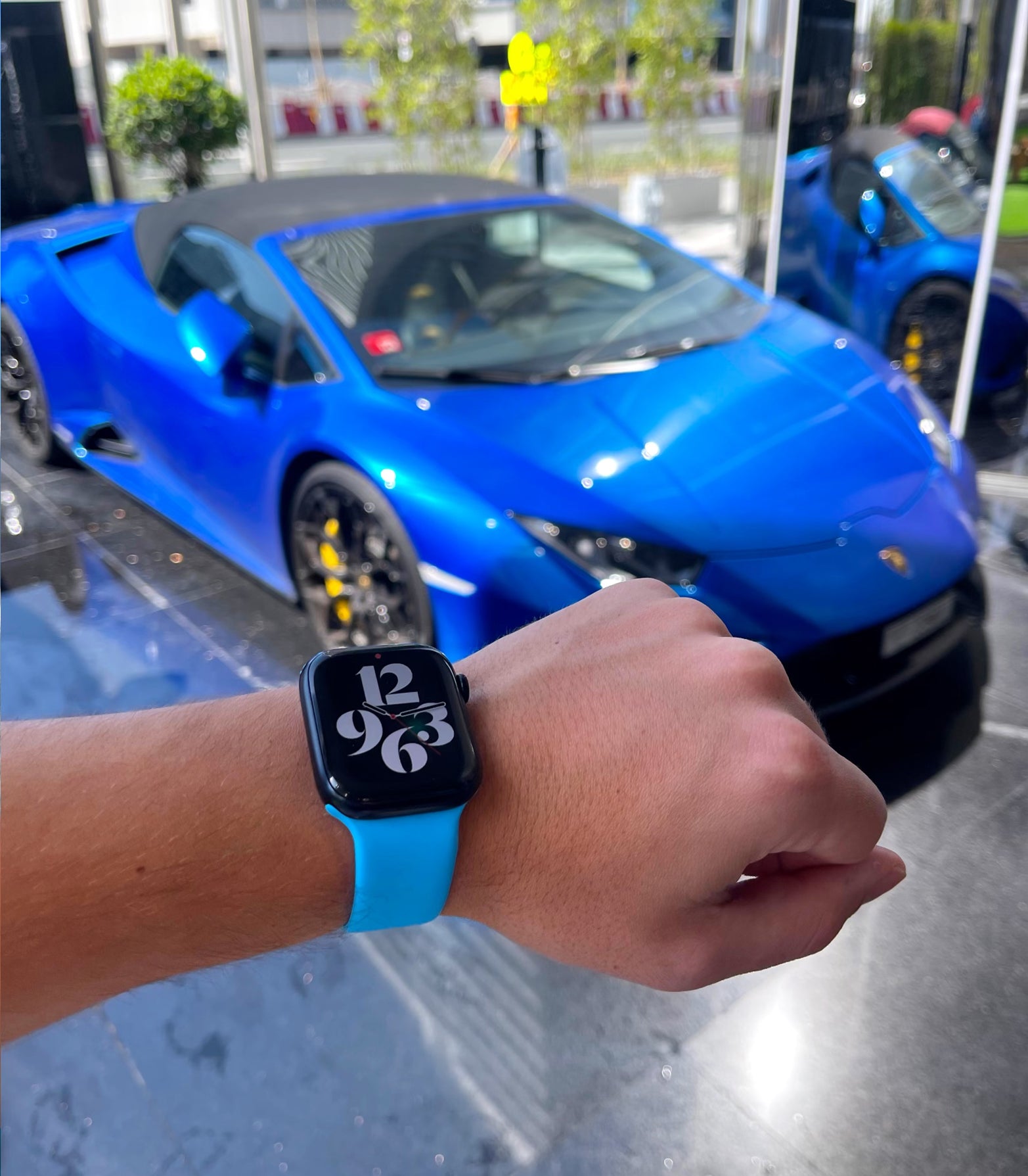 Apple Watch sports band - blue