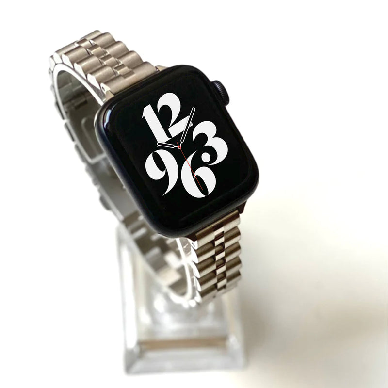Apple Watch stalen jubilee band slim - zilver