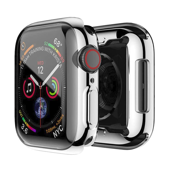Apple Watch siliconen hoesje - zilver