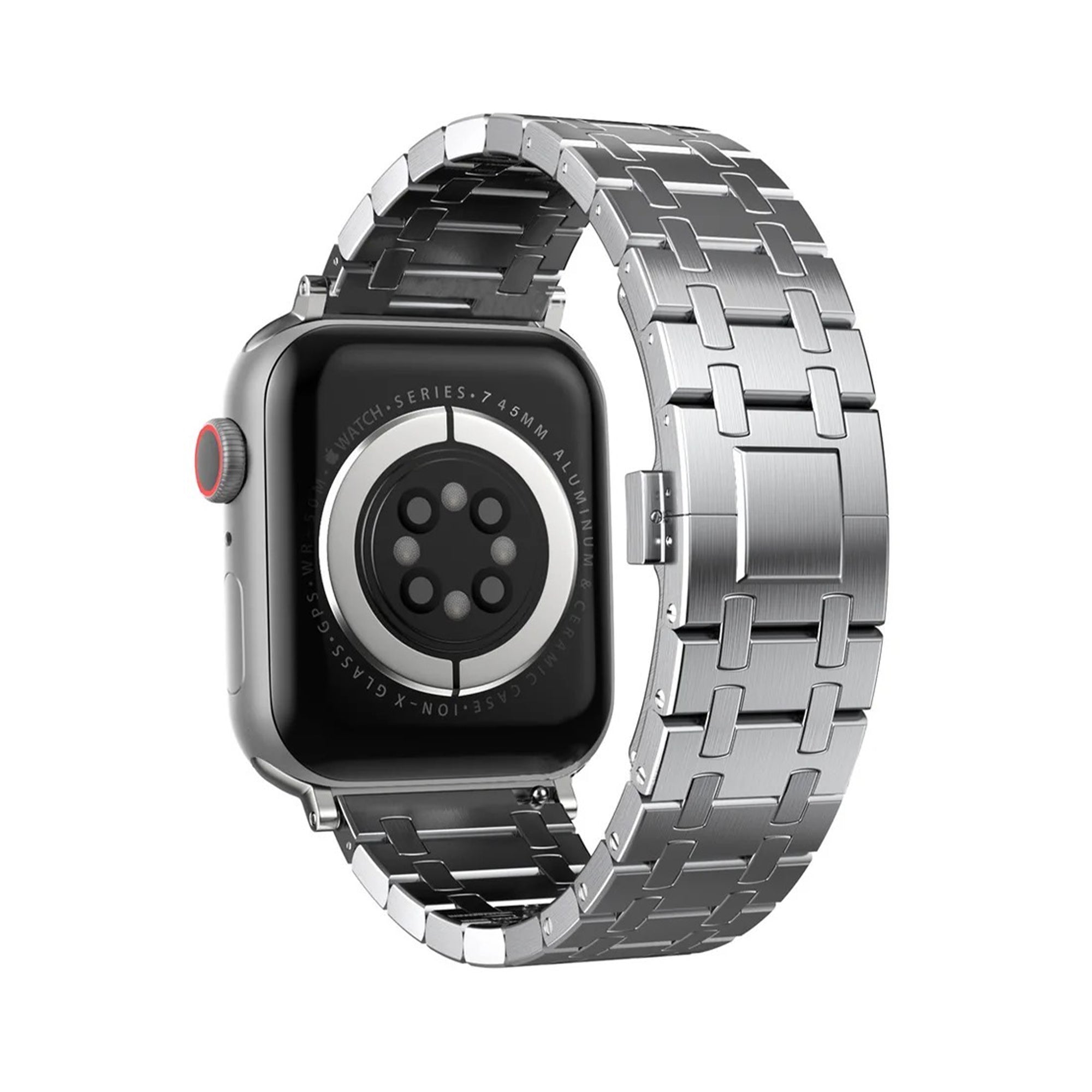 Von der Apple Watch AP inspiriertes Armband – Silber