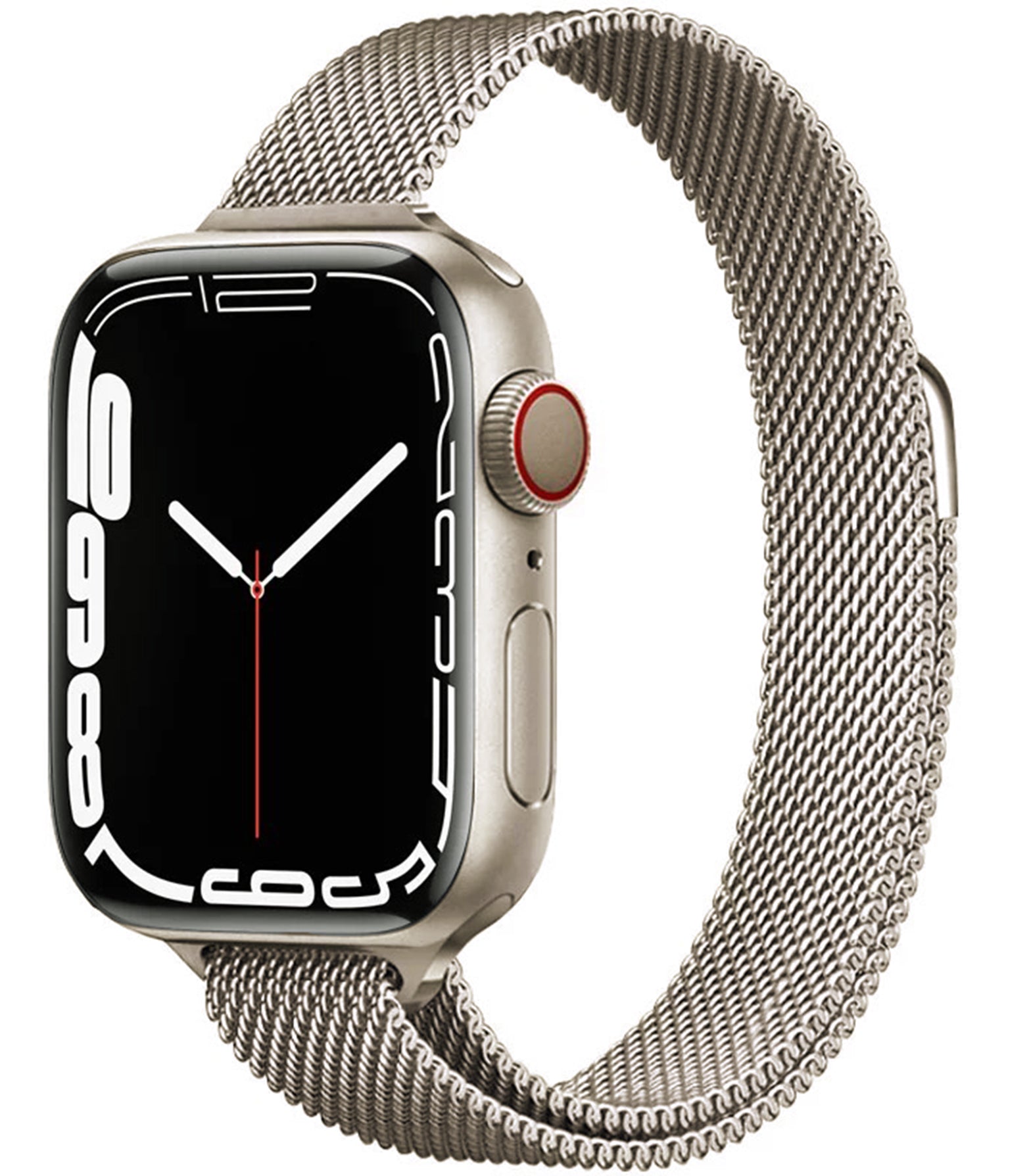 Apple Watch Milanese Slim Band – Starlight