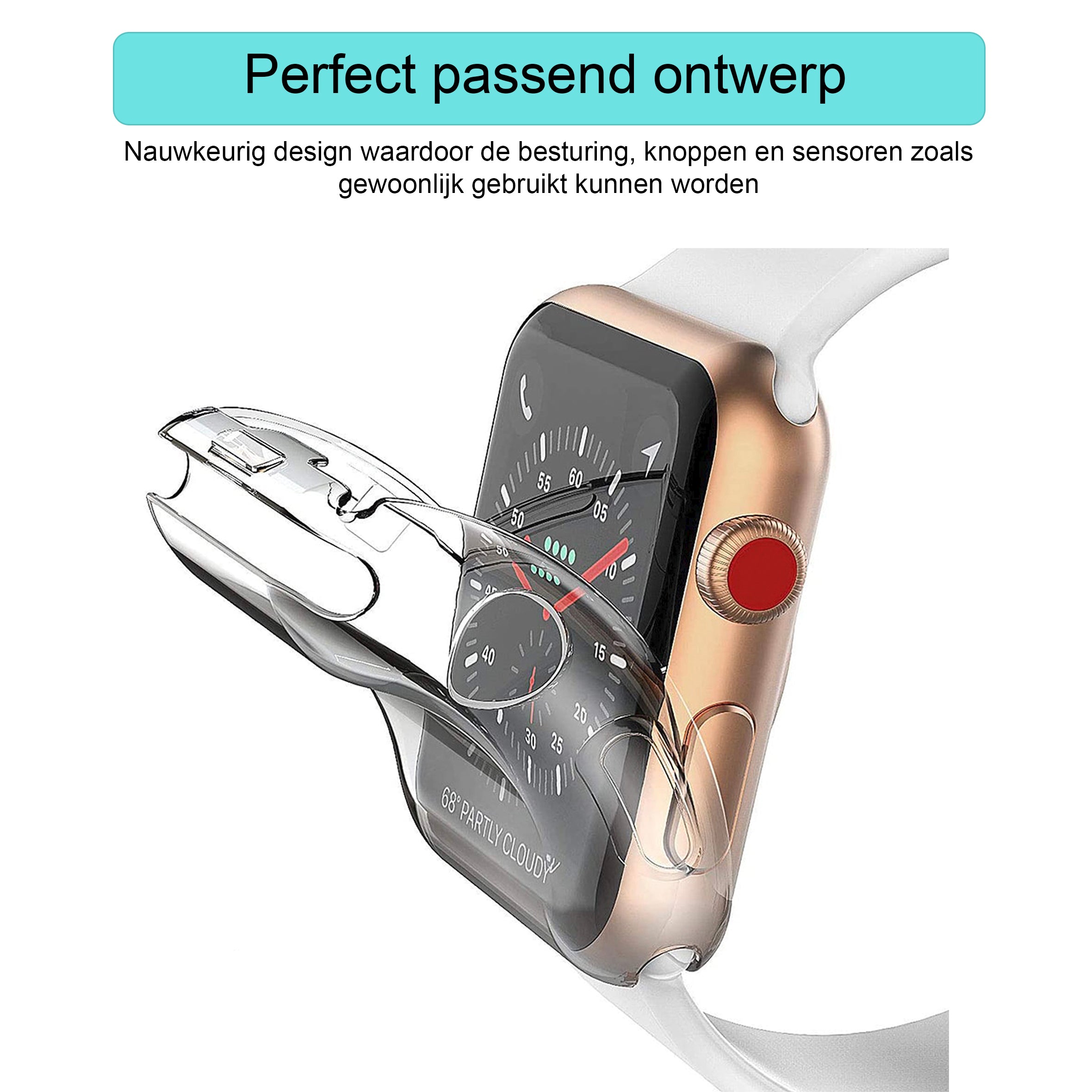 Apple Watch silicone case - transparent