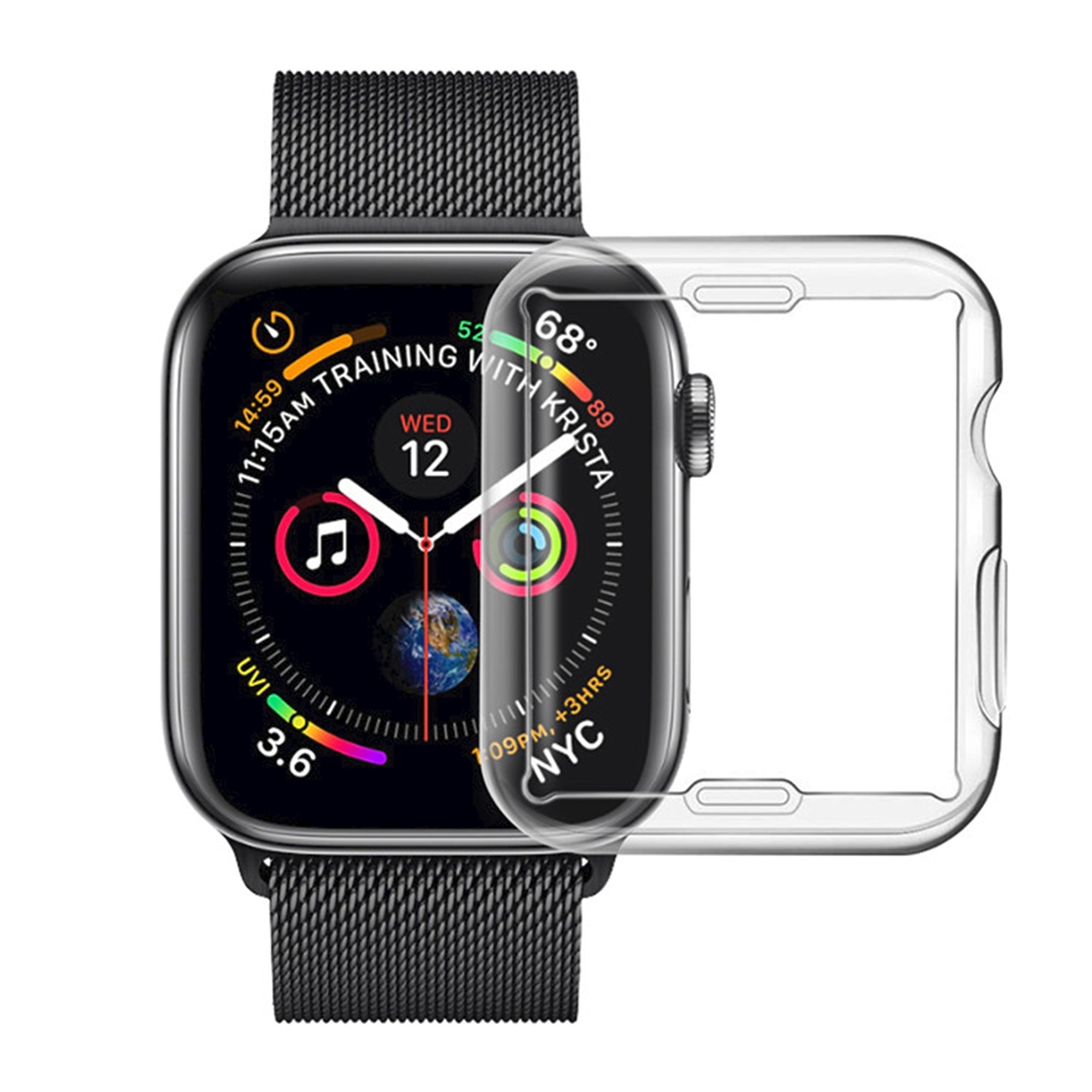 Apple Watch siliconen case - transparant