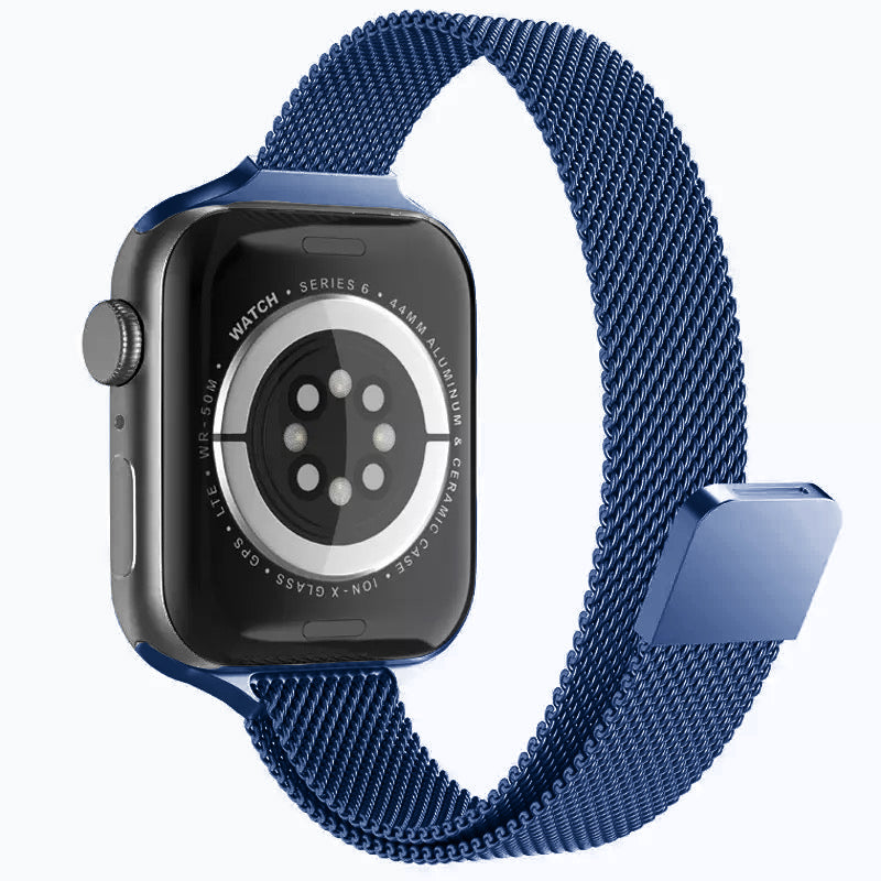 Apple Watch milanese slim band - blauw