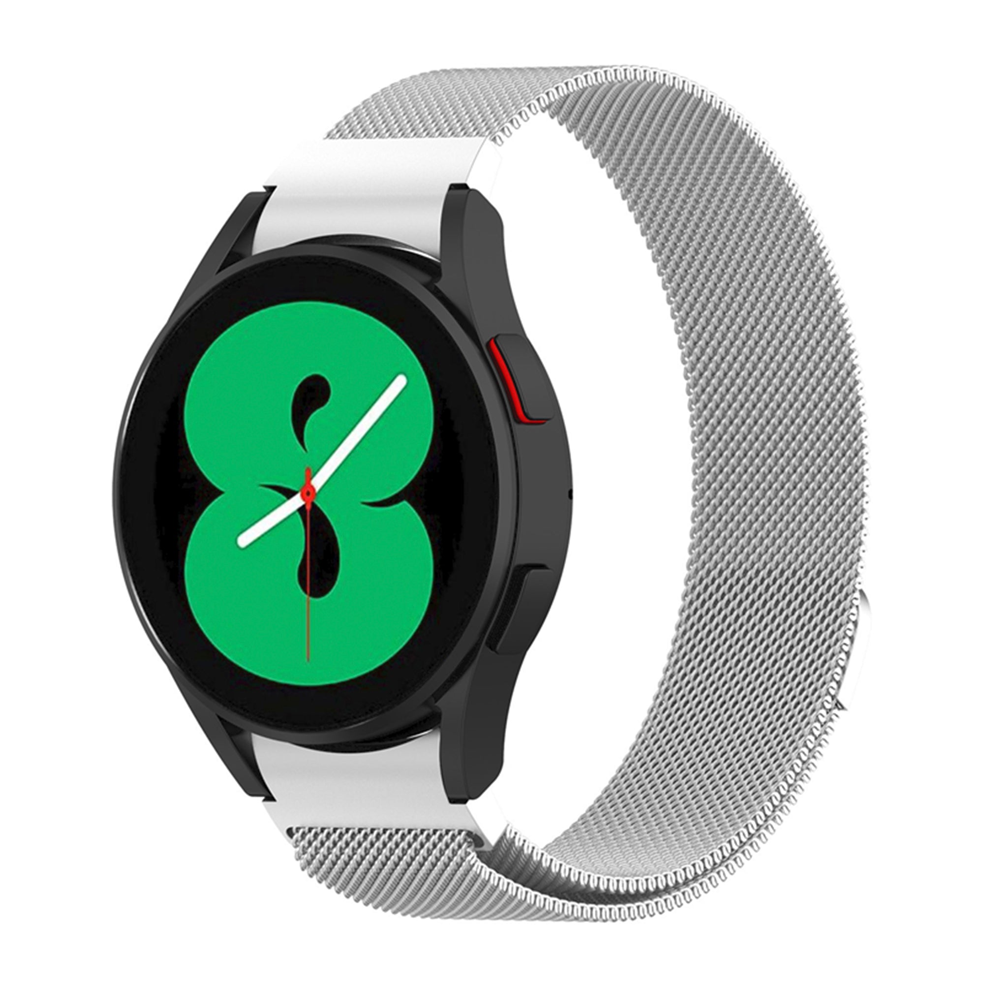 Samsung Galaxy Watch milanese band voor watch 4/5/5pro  - zilver