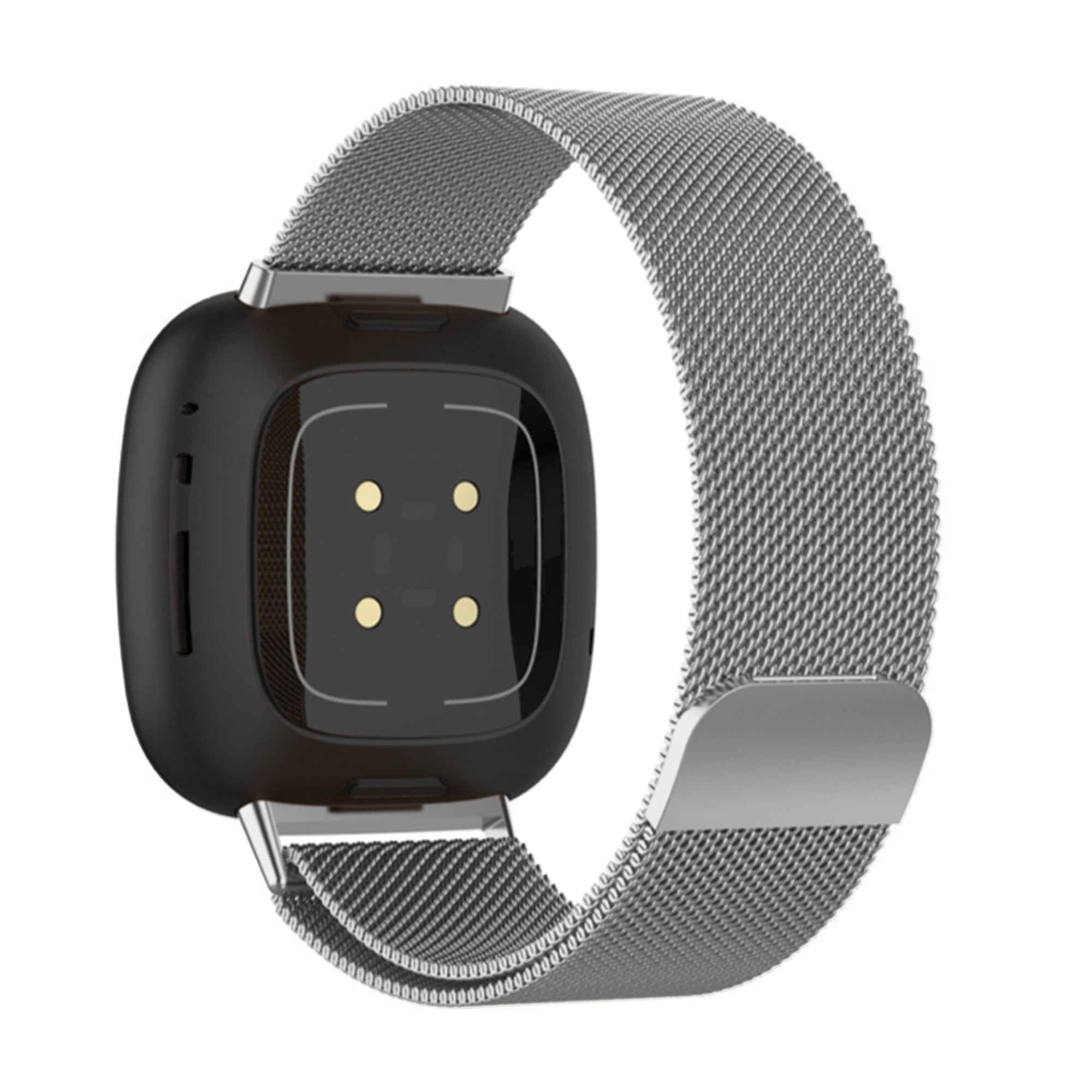 Fitbit Versa 3 / 4 / Sense milanese band - silver